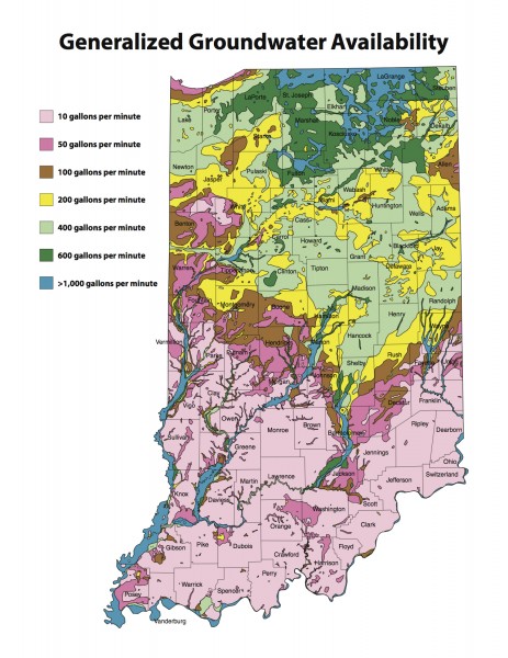 IndianaGroundwaterAvailabilityMap