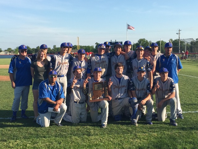 The Triton baseball team beat South Central 2-1 Tuesday night to win a sectional championship (Photo provided)