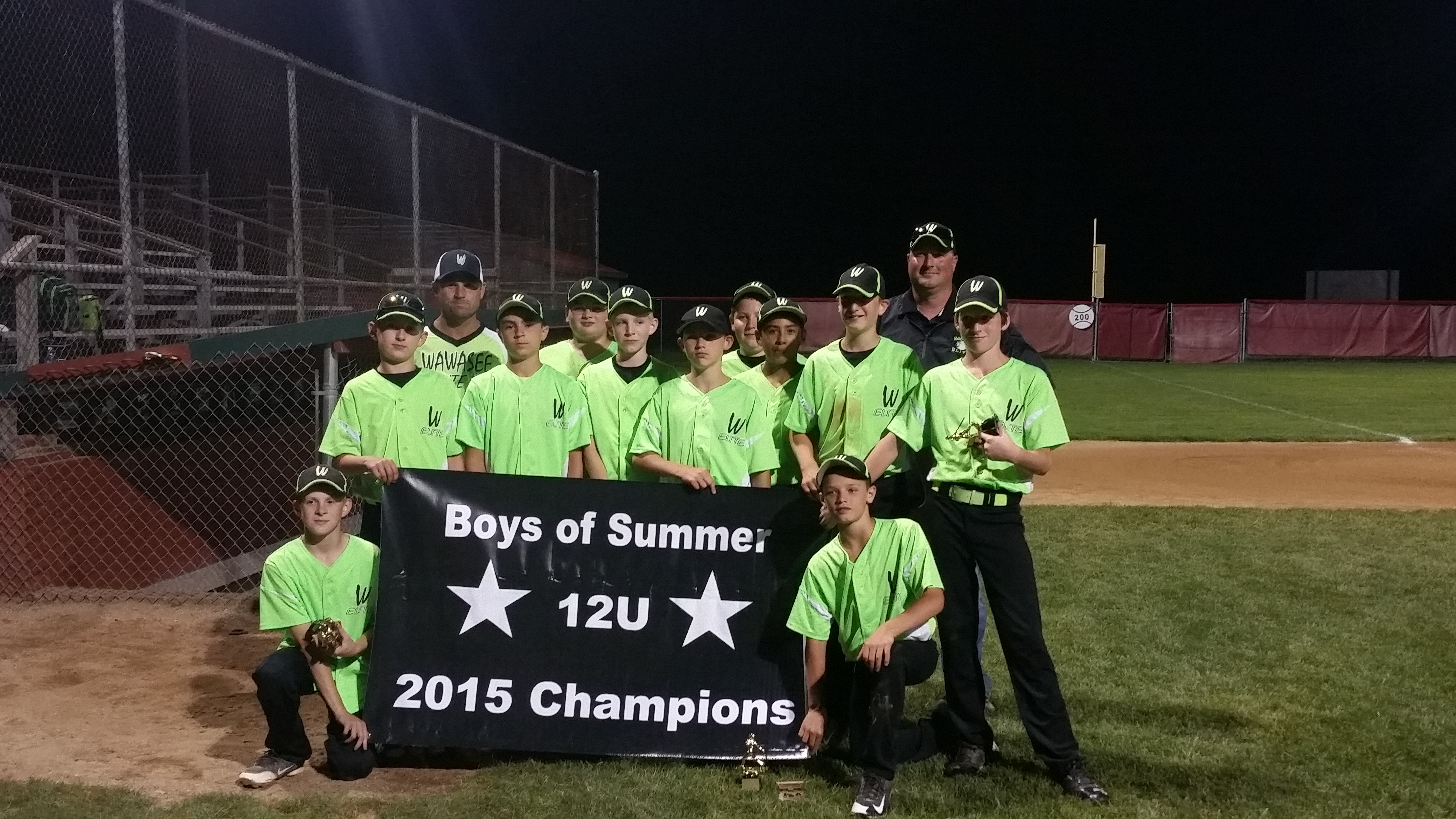 The Wawasee Elite 12U team won the Boys of Summer League regular season and tourney championships (Photo provided by Mindy Brooks)