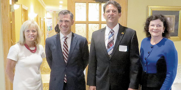 Shown are 3rd District Congressional Candidates: State Senator Liz Brown, State Senator Jim Banks, Scott Wise, and Dr. Pam Galloway. (Photo Provided)