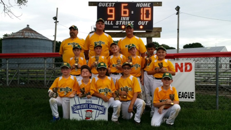 The Mentone 8U baseball team qualified with the Town & Country state tournament. (Photo provided by Michelle Goble)