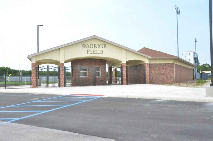The new gate at Warrior Field brings Wawasee up to par with many of its NLC brethren. (Photos by Nick Goralczyk)
