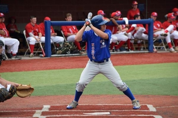 Whitko senior Zach Snep stands in for an at-bat during the all-star series. (Photo provided)