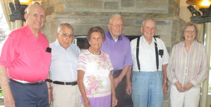 Warsaw Class of '41 met for a reunion Wednesday. Attending were: Paul Heiman, Eugene Buell, Mary Belle ( Jonas ) Hull, Bob Haney, Rollin Knouff and Pat (Albertson) Doyle.