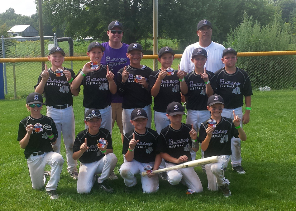 The New Haven Bulldogs Black 10U baseball team went 6-0 to claim the championship at the Baseball Players Association World Series held at the CCAC in Warsaw. (Photos provided)