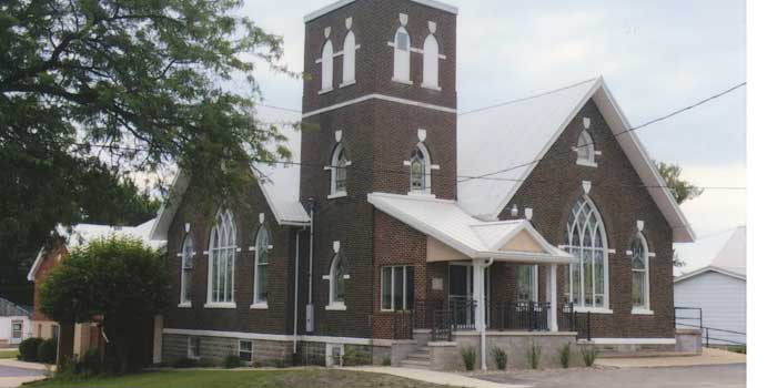 Burket United Methodist Church.