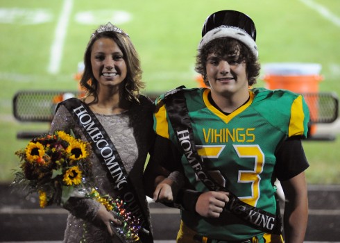 The 2015 Tippecanoe Valley Homecoming King and Queen are Shayla Hoffman and Harrison Sponseller.