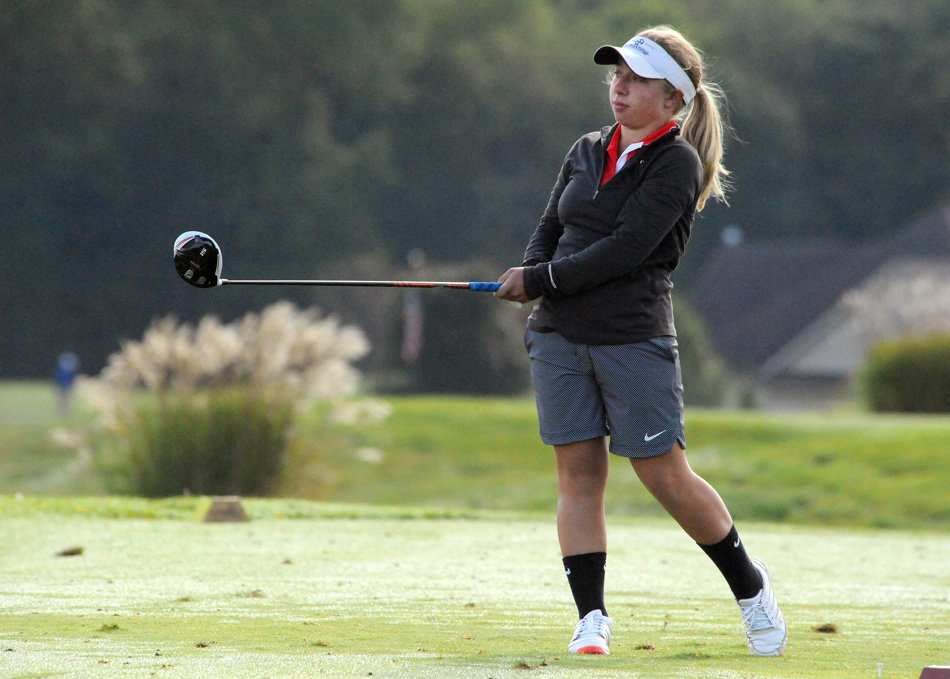 Summer Stillson and NorthWood will head to the IHSAA Girls Golf State Finals for the second time in three years. (Photos by Mike Deak)