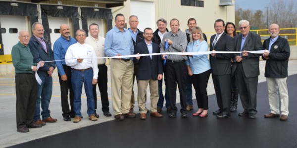 Pictured at the ribbon cutting ceremony at Chore Time on Oct. 30 are, from left: Shown left to right are Bob Cockburn and Doug Ruch, Milford Town Council; Bernard Henriques, Chore-Time; Dan Reynolds, Robinson Construction; Larry Huddleston and Don Higginbotham from Chore-Time; Brad Jackson, County Commissioner; Jeff Miller, Chore-Time; Dan Robinson, Robinson Construction; Jeff Brinkerhoff and Teena Amonett, Chore-Time; Brent Robinson, Robinson Construction; Chris Stoler, Chore-Time; Alyssa Lowe, Kosciusko Chamber of Commerce; George Robertson, Kosciusko Economic Development Corporation; and Mike Kissane, CTB. (Photo by Keith Knepp)