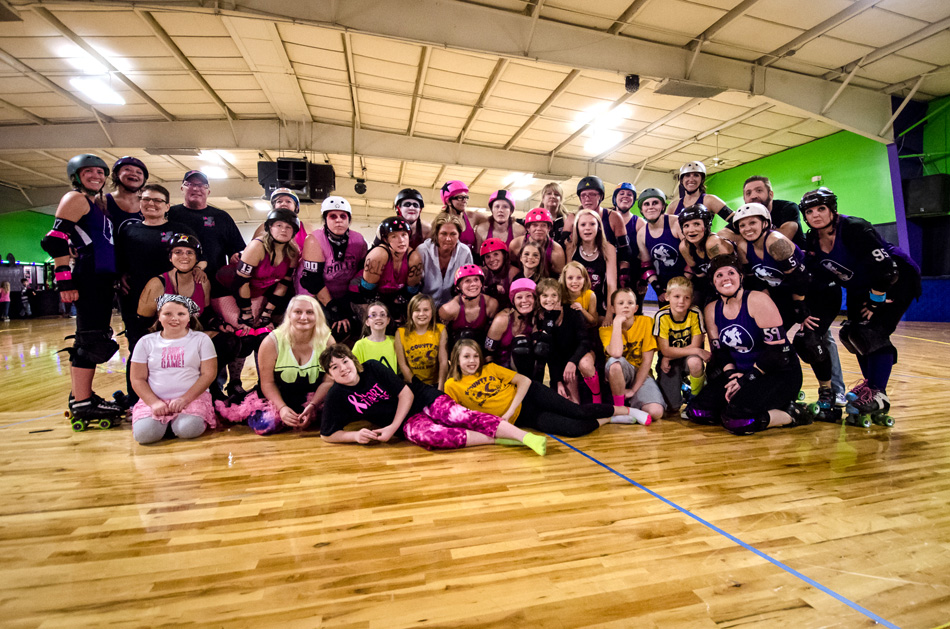The Lake City Roller Dolls defeated the Kokomo City of Fists 232-125 Saturday evening in the final bout of the season for the Dolls. (Photos provided by Andy Kerr Photography)