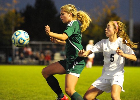 Northridge's Brey Baltazar matched Warsaw's goal with one just 14 seconds later.