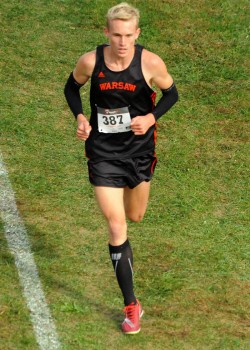 Warsaw's Owen Glogovsky navigates the OxBow course.