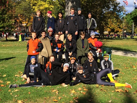 The Warsaw boys cross country team struck a pose for the third straight week, winners of the Culver Academy Boys Cross Country Regional.