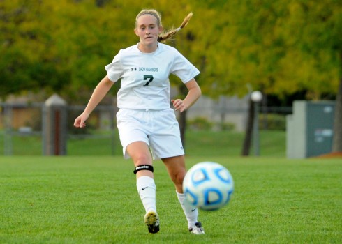 Wawasee's Alyssa Bolyard sends a pass to a teammate against Warsaw.