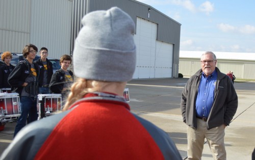 Al Roker visits Goshen