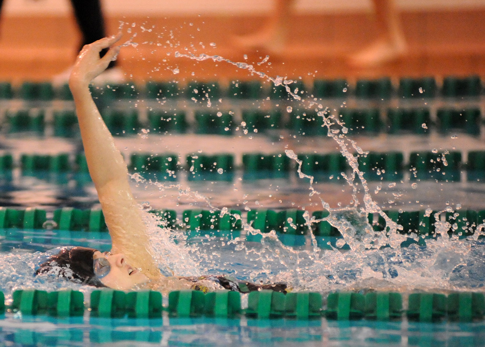 Wawasee senior Kayla Hershberger will hold a key position for the girls swim team this winter. (File photo by Mike Deak)