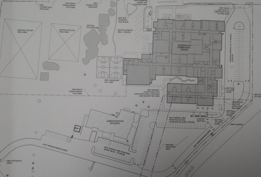 Site plan for Washington Elementary
