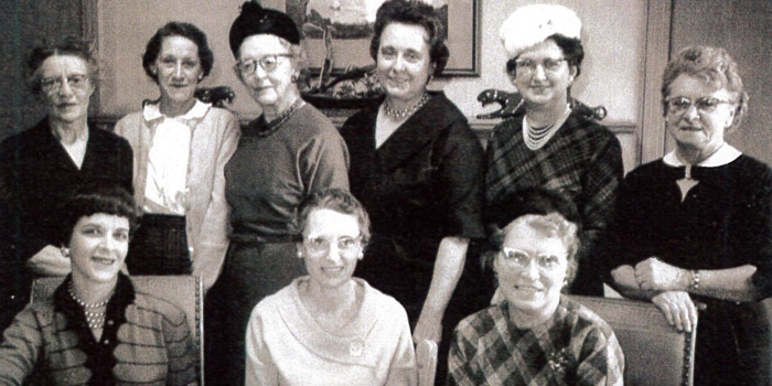 Lutheran Hospital Auxiliary Officers in 1962.