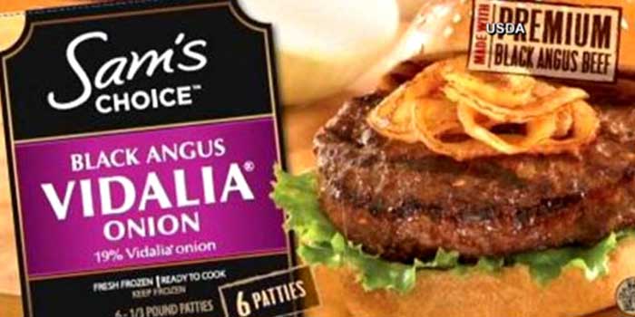 Wal-Mart beef patties are being recalled 