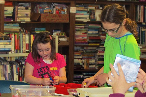 Brooklyn Penrod and Samantha Kolberg enjoyed Saturday morning at the library's LEGO crew. Those who attend express their creativity and have fun. The next LEGO crew is scheduled for 10:30 a.m. Saturday, Feb. 13.
