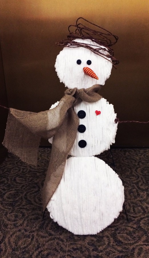 Join us for Adult Craft Night on Jan. 11 to make this Snowman decoration! Come sign up at the Adult Circulation Desk by Jan. 8