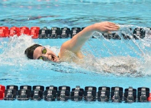 Northridge's Katie Hughes took two top five spots at Saturday's finals. (File photo by Nick Goralczyk)