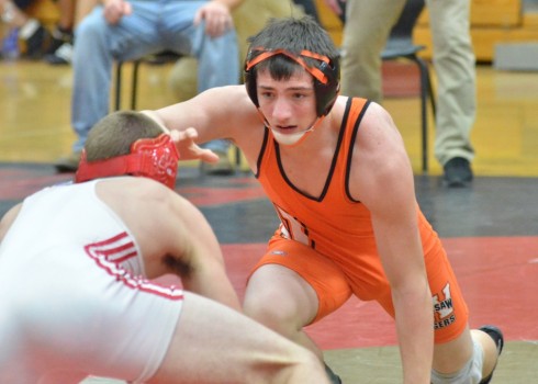 Warsaw's Kyle Hatch took home a regional title at 138 at Saturday's tournament. (File photo by Nick Goralczyk)