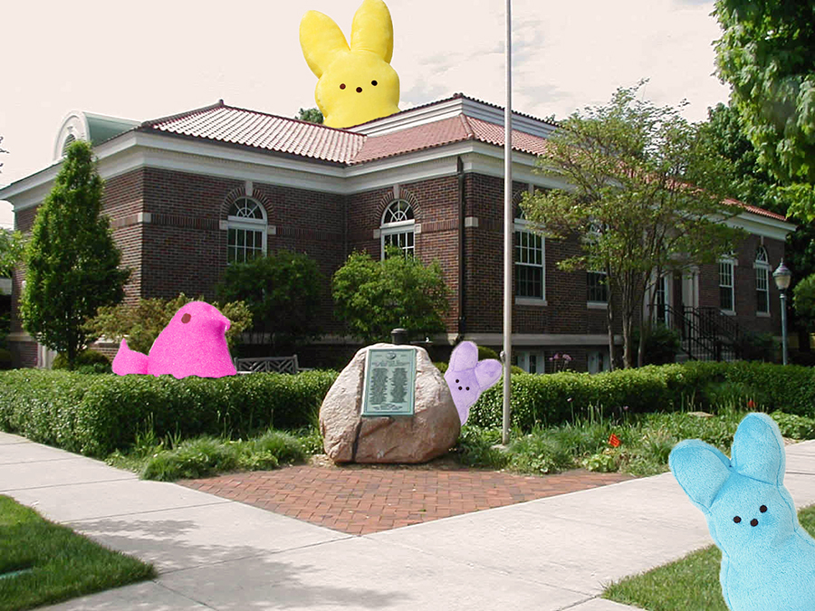 Peeps are taking over the library this March! Join us in our Marshmallow Madness!