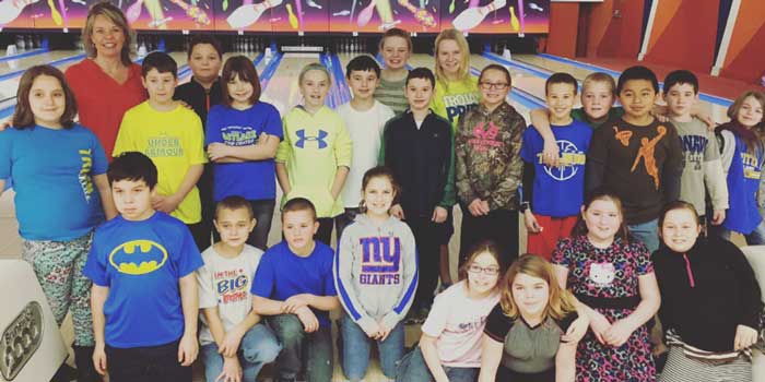 The Triton Elementary school went bowling for PE