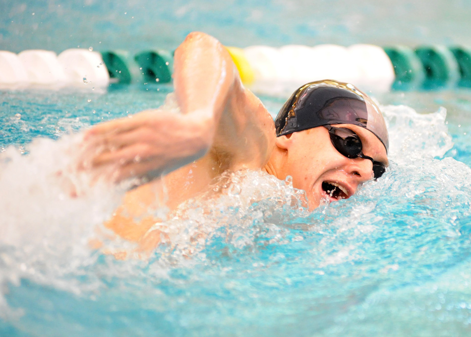 Adam Doyle should factor into the success Warsaw is planning at its swim sectional this weekend. (Photos by Mike Deak)