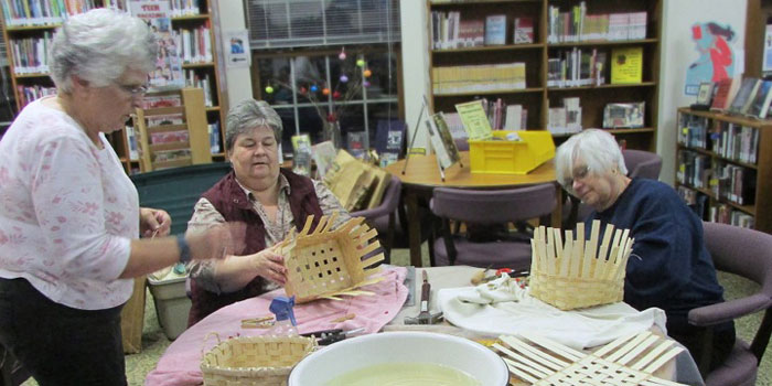 Milford-Public-Library-Basket-Weaving