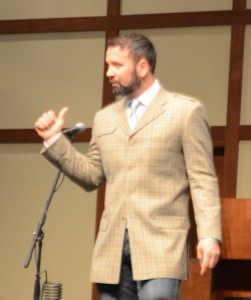 Hunter Smith, former NFL player and musician, was the keynote speaker.
