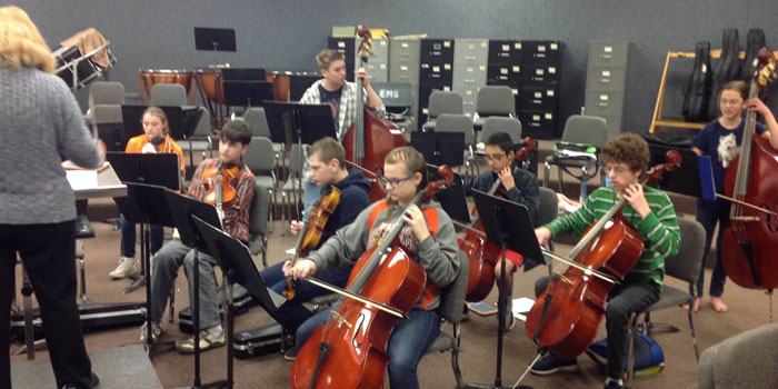 Students from Edgewood and Lakeview Middle Schools recently participated in the Indiana Schools State Music Organization Competition. (Photo provided)