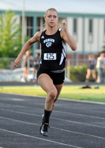 Senior Sam Alexander is focused on a big senior season as a leader of the highly-successful Warsaw girls track team (File photo by Mike Deak)