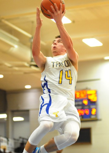 Triton's Jordan Anderson concluded his stellar career with 16 points.