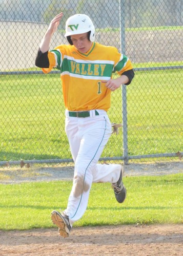 Alec Craig scored three runs for the Vikings in their 14-5 win over Whitko Monday night. (Photos by Nick Goralczyk)