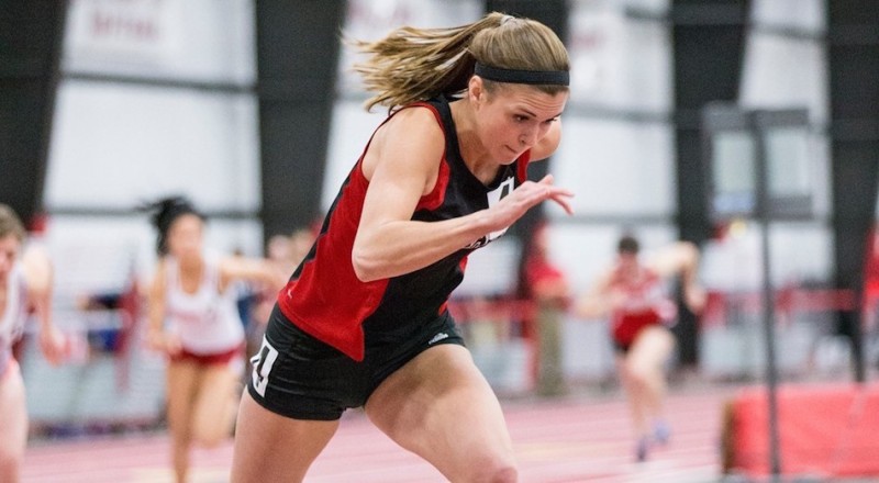 Jo Boren is having a strong senior season for the Grace College women's track team (Photos courtesy of Jeff Nycz of Mid-South Images)
