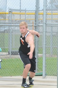 Dylan Childers was second in the discus.