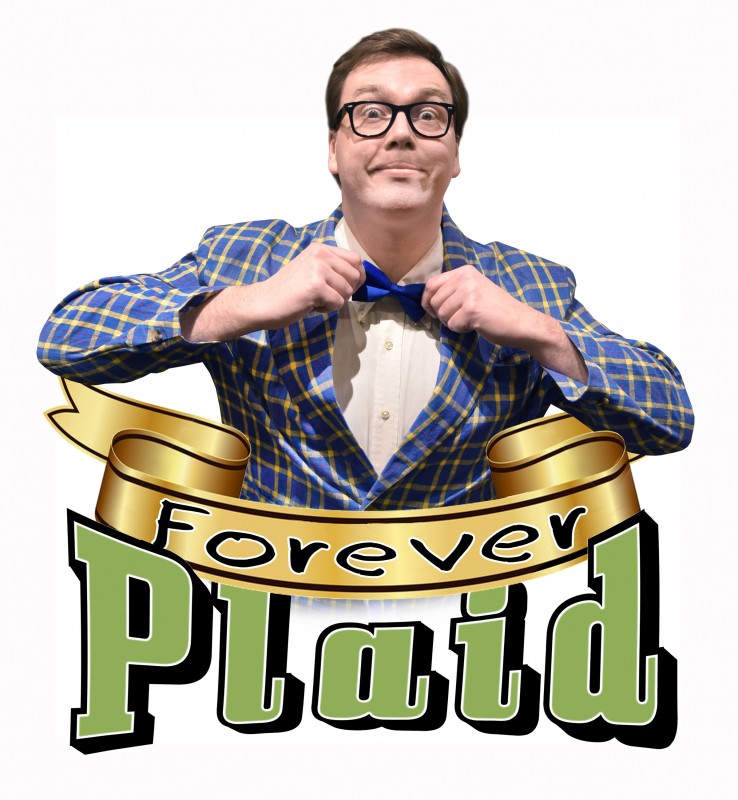 Rory Dunn, shown, as Smudge is one of four men starring in “Forever Plaid,” now on stage at Amish Acres Round Barn Theatre in Nappanee, through May 22.