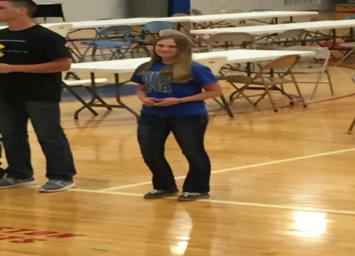 Jenna Swihart, representing Triton High School took first in geometry at the recent HNAC Conference Math Contest