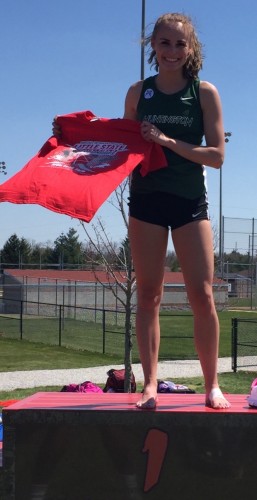 Huntington University freshman Mariah Harter, a WCHS graduate, was part of two record-setting track performances this past weekend.