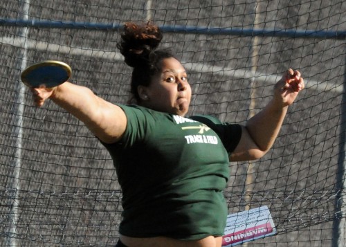 Alexis Mangas led Wawasee in the discus.
