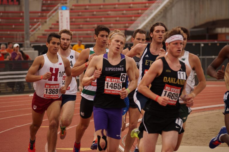 Jake Poyner is excelling on the track at Lipscomb University in Nashville.