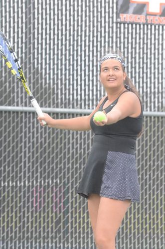 Athena Schlitt will look to help Warsaw win a tennis regional title at Culver Academies. The Tigers open play Tuesday night versus Manchester.