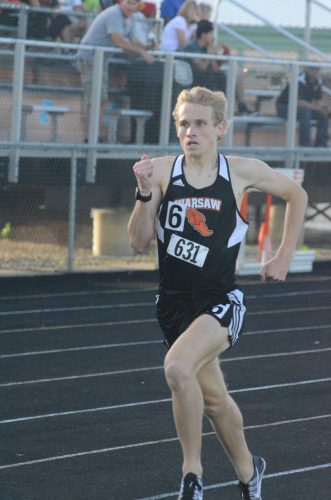 Owen Glogovsky earned a State Finals berth with a second-place finish in the 1,600.