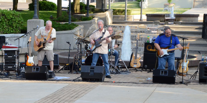 High Life, the first in the summer concert series hosted by Warsaw Parks and Recreation Department