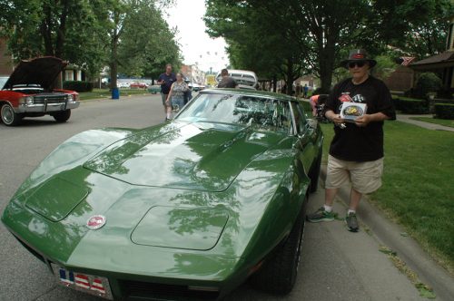 Best Corvette — Ron Corson, Syracuse. 1973 Elkhart Green T-Top.