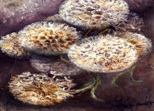 Dandelions by Claude Monet