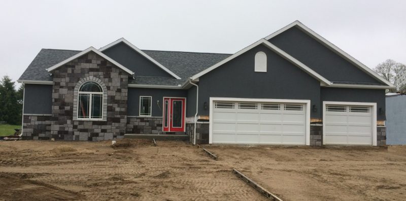 Shown is the Wawasee/Fairfield combined building trades project house in Goshen. An open house is scheduled for later this month.