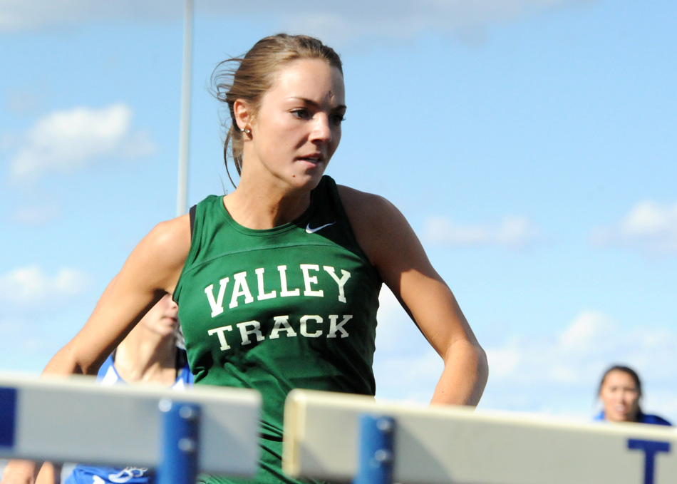 Tippecanoe Valley's Lexi O'Connell holds the school record in the 100 hurdles, and is looking to leave a lasting impression in her final TRC meet.